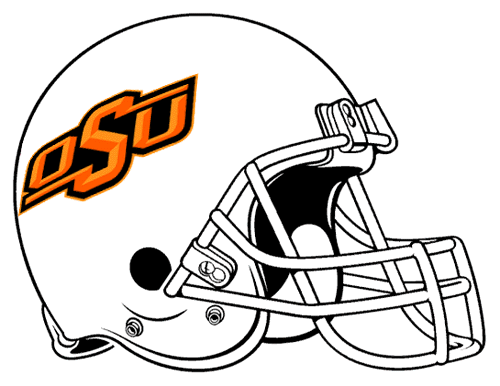 Oklahoma State Cowboys 2001-2014 Helmet iron on paper